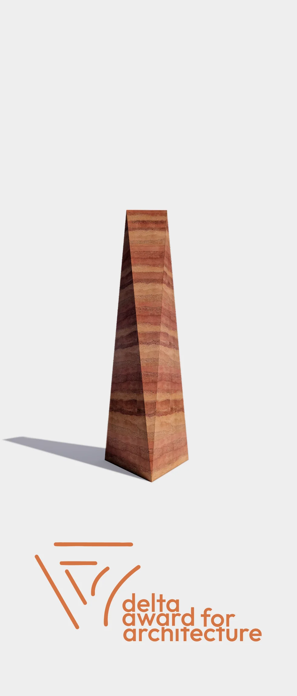 Delta Award for Architecture trophy and logo